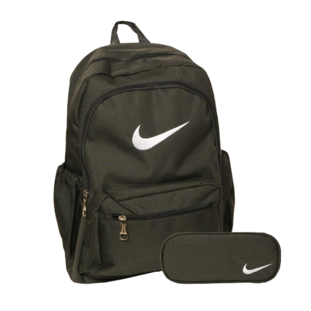  حقيبة مدرسية نايكي كلاسيكية مع علبة أقلام